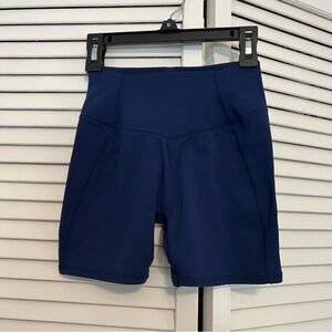 BuffBunny Navy Seamless Shorts